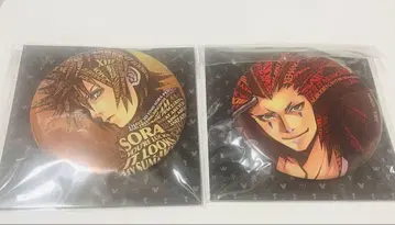 [한정품] 킹덤하츠 아트 캔뱃지 액셀&록사스