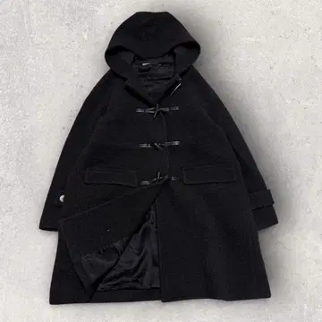 [새상품급] 띠어리 럭스 부클레 더플 코트 블랙 사이즈 38