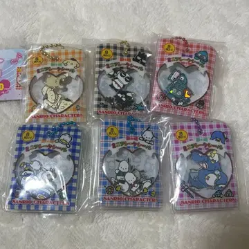 산리오 캐릭터즈 바스락 프레이크 씰풍 참 6세트