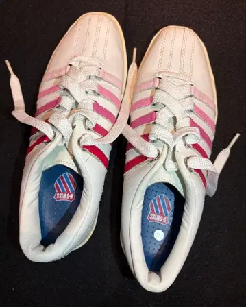 [귀중] K-SWISS 스니커즈 핑크~레드 그라데이션