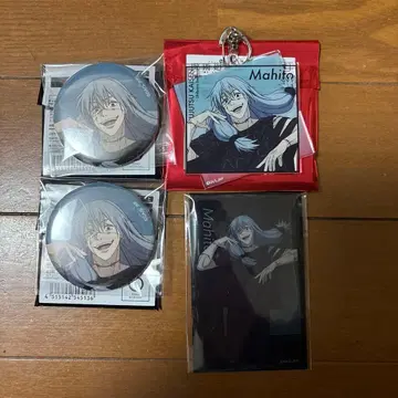 애니메이션 주술회전전 마히토 캔뱃지 아크릴 키링 클리어 카드