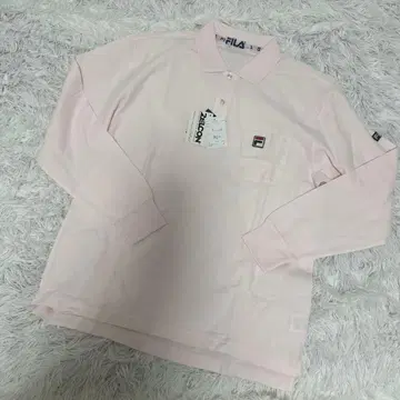 FILA ZELCON 핑크 피케 셔츠 M