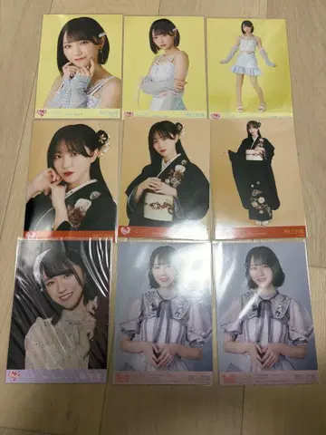 =LOVE 이코러브 노구치 이오리 브로마이드 컴프 묶음 판매 9장