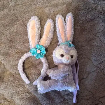 스텔라루 머리띠 봉제 인형 미니백