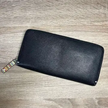 폴 스미스 라운드 지퍼 지피 월렛 장지갑 블랙