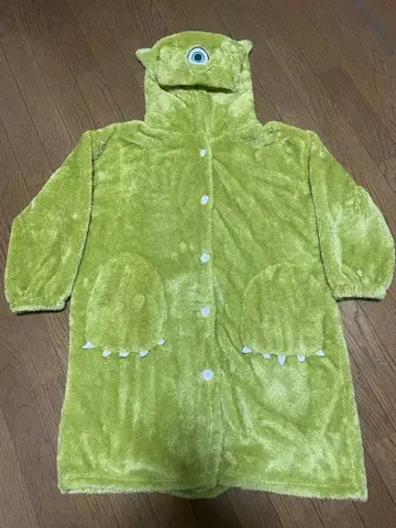 마이크 와조스키 플리스 후드 부착 룸웨어