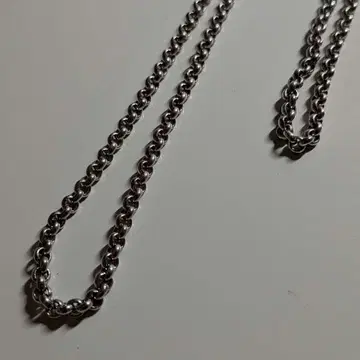 롤 체인 목걸이 Silver925 50cm