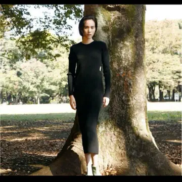 searoomlynn 아지메 홀 니트 원피스