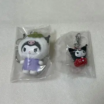 쿠로미 치비토모 화과자 메지루시 액세서리 딸기 산리오