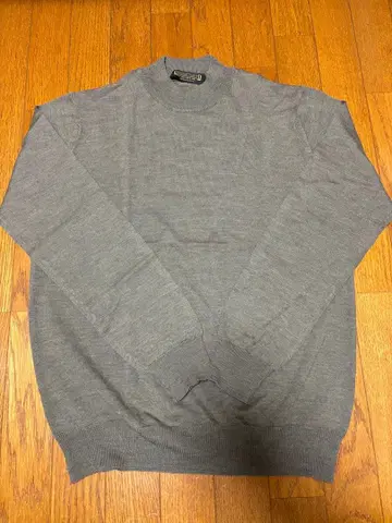 LEONARDO TAZZARI MOCK NECK KNIT 세이지 그레이