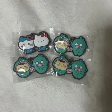 치이카와 (먼작귀) 사이좋은 러버 마스코트 4개 세트 (낱개 판매 가능)