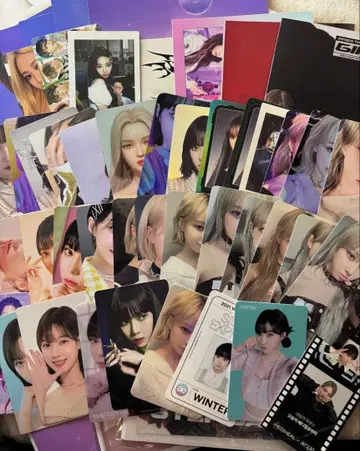 aespa 윈터 트레카세트 엽서