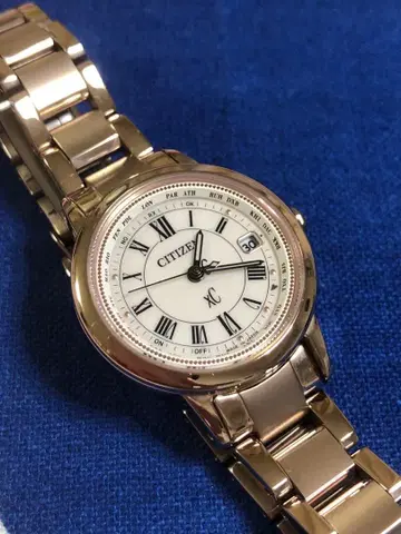 XC 에코 드라이브 전파 시계 사쿠라 핑크