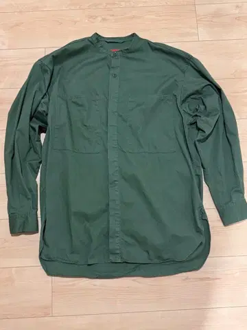 TOMORROWLAND 그랑텍스 밀리터리 밴드 카라 셔츠 M 사이즈