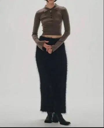 todayful Shaggy KnitSkirt 38