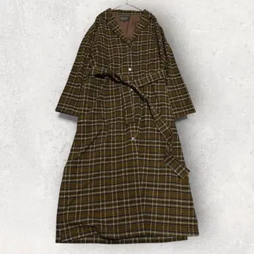 펜들턴 PENDLETON 플란넬 체크 무늬 원피스 프리 사이즈