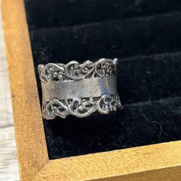 925 반지 반지 크라운 디자인 와이드 20호