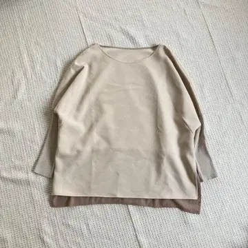 GALLARDAGALANTE 개럴개런트 조젯 콤비 블라우스 이소재