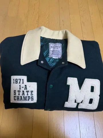 MACBETH 1971년 챔피온 자수 바시티 자켓