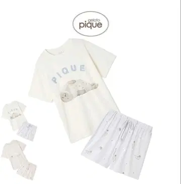 [gelato pique] [접촉 냉감] 티셔츠 숏팬츠 셋업