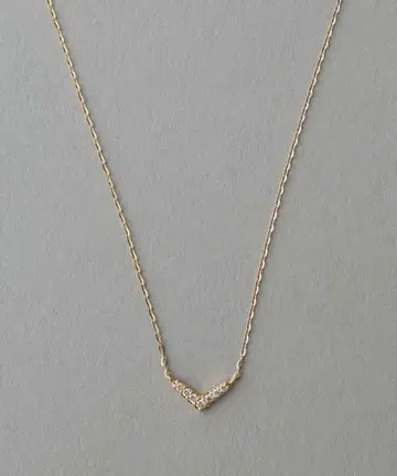 K10 YG 레이어 다이아몬드 목걸이