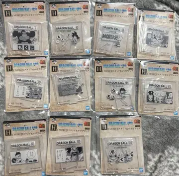 드래곤볼 제일복권 H상 MOKUJI 스탠드 & 로고 블록 11종