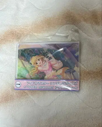 아이돌 마스터 신데렐라 걸스 아크릴 플레이트 사토 코코로 타워 레코드