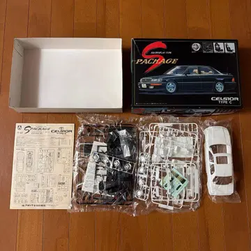 90년대 미조립 셀시오 타입C 아오시마 1/24 S 패키지 시리즈