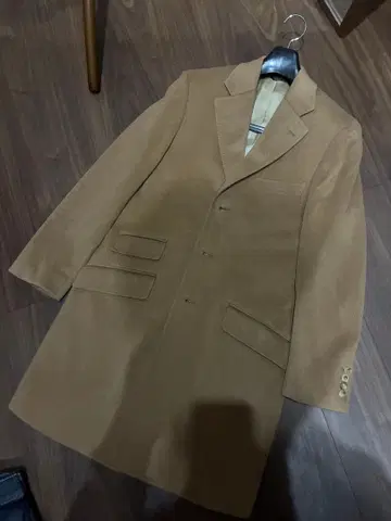 아소 테일러 VISCONTE MAGNO 캐시미어 100% 체스터 코트