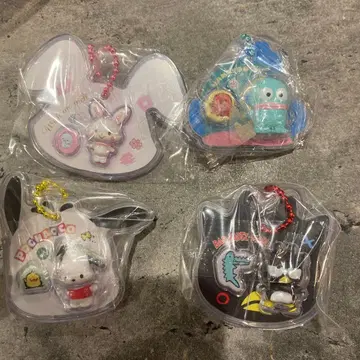 아크릴 캐릭터 키링 4개 세트