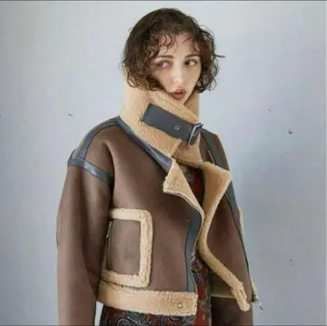 juemi 무스탕 자켓