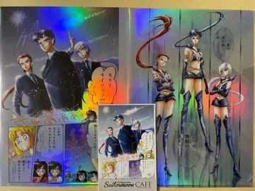 세일러문 카페 쓰리 스타라이츠 클리어 파일 엽서