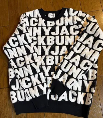 Jack Bunny!! 타월 원단풍 스웨터 사이즈 2