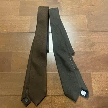 초특가 인기 브랜드 넥타이 2개 세트 (브라운 계열)