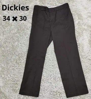 Dickies 00s 브라운 치노 팬츠 워크 팬츠 노턱 34 30