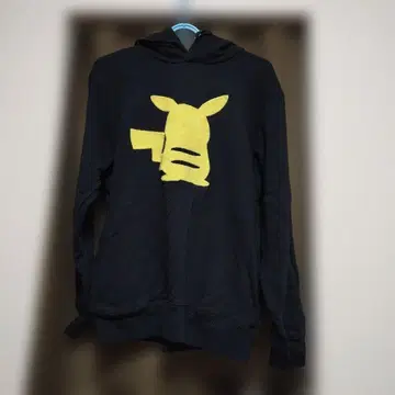 graniph 피카츄 실루엣 후드티 M