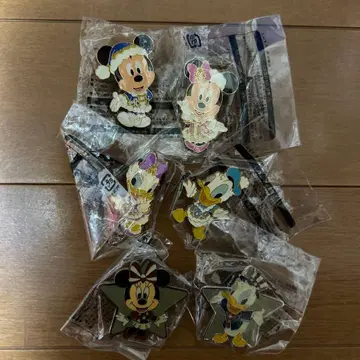 디즈니 게임 경품 핀 배지 6개 세트