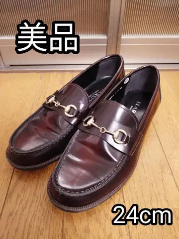 새상품급 HARUTA 하루타 비트 로퍼 239 다크 브라운 24cm