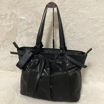 컨디션 최상 PELLE BORSA 페레볼사 치어스 토트백 블랙