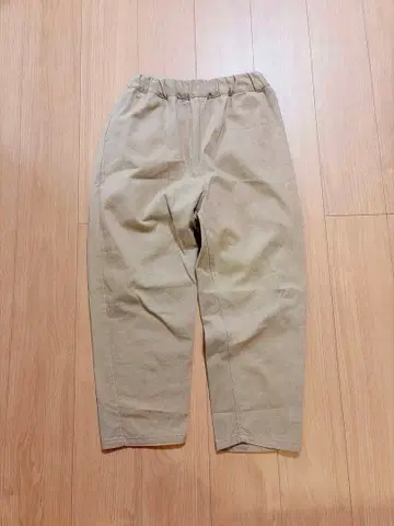 새상품급 Naru 이지 팬츠 베이지 면 100%