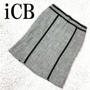 iCB 아이씨비 타이트 스커트 그레이 42 B347