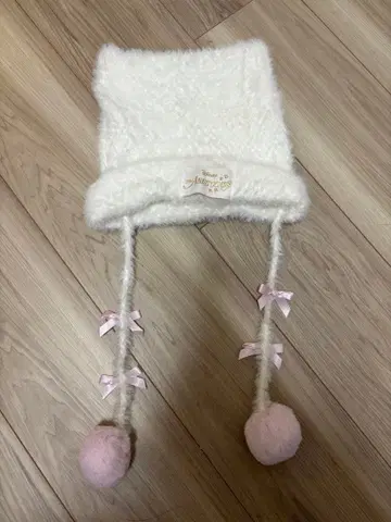 디즈니 모자 오샤레 캣 마리 화이트