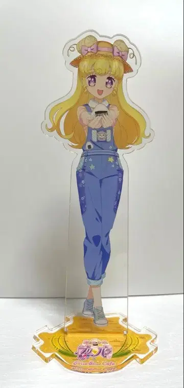 프리파라 유메카와 유이 오니기리 빅 아크릴 스탠드 프리즘 스톤 카페