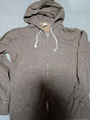 Healthknit 헬스니트 풀 집업 후드티 지퍼 후드티 브라운