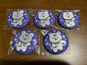 니지산지 월조 사카키 네스 자수 캔뱃지 5세트