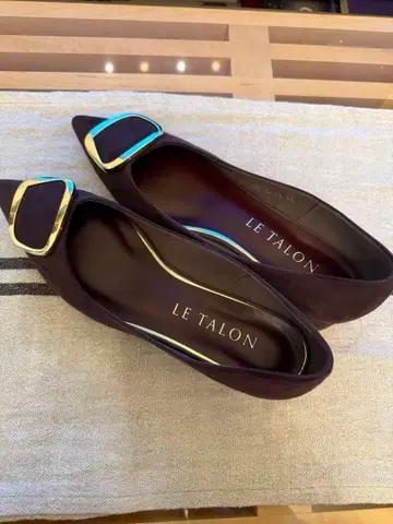 르 타롱 보르도 컬러 펌프스