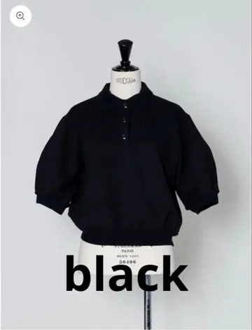 [ 인기 완판 ] soyy 소이 Almond Polo 블랙 black