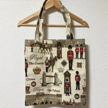 [ 영국에서 구매 ] 자카드 직물 토트백