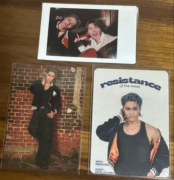 RESISTANCE 폴라로이드 카메다 유신 트레이딩 카드