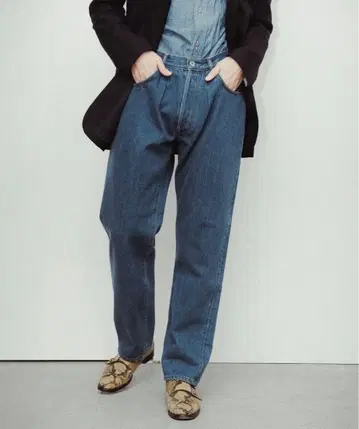 PICCADILLY 스트레이트 데님 네이비